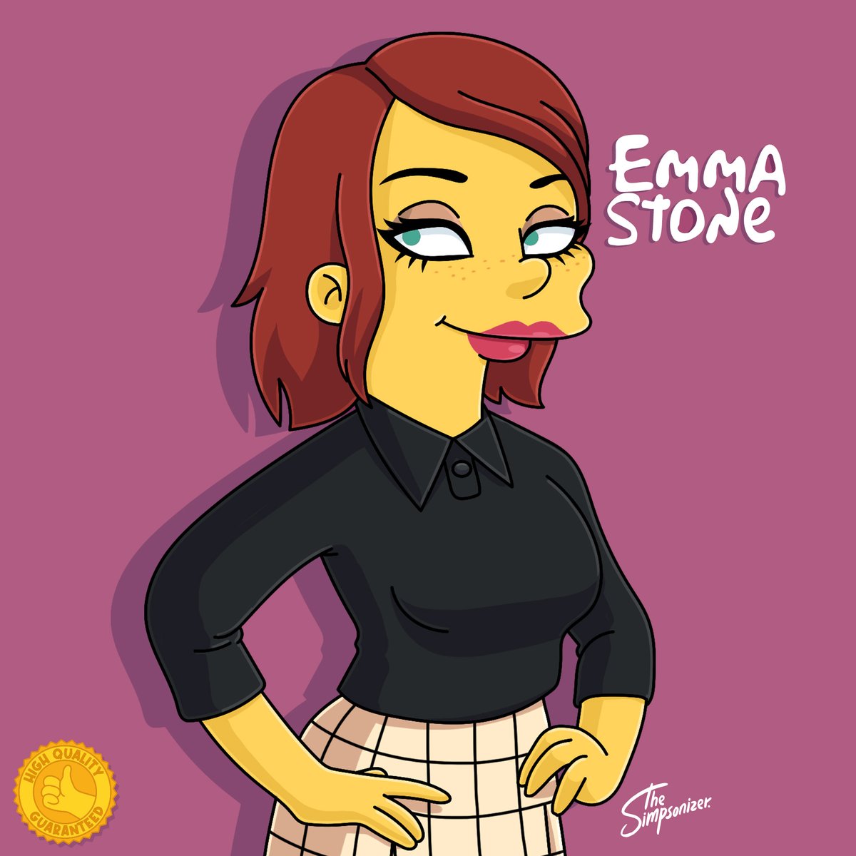 ArminCastellon's tweet photo. #EmmaStone en el verdadero #SimpsonStyle
by #TheSimponizer
Para ver más de mis trabajos nuevos y previos visiten mi insta: RealSimpsonPortraits https://t.co/6KDRSkdsQZ