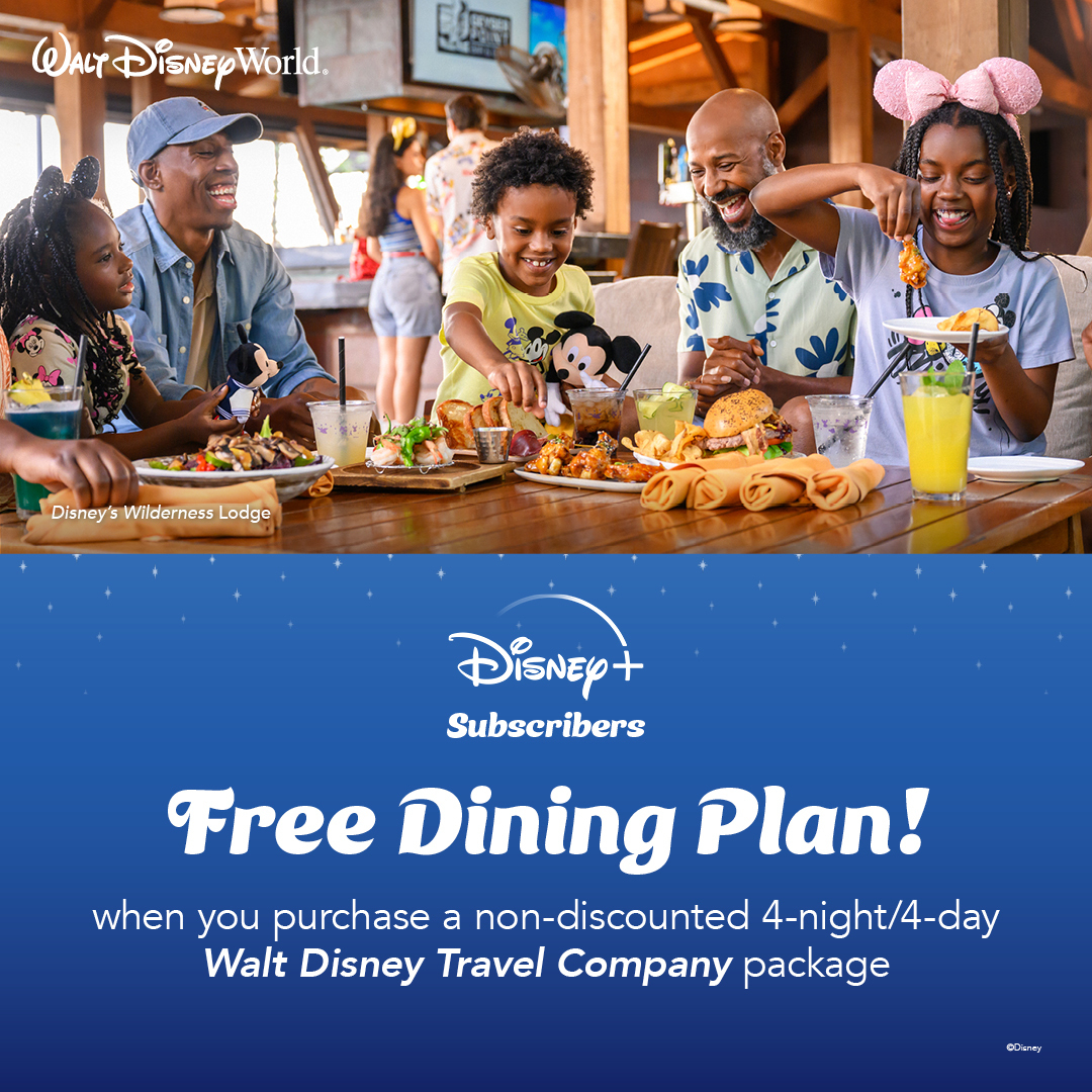 🥳Dine for Free at Walt Disney World for arrivals most nights from July 1 to September 30, 2024. 🍽️ Contact Magical Travel to get all the details!  Toll Free 1-866-207-8387 ☎️ #magicaltravel #magical_travel #freedining