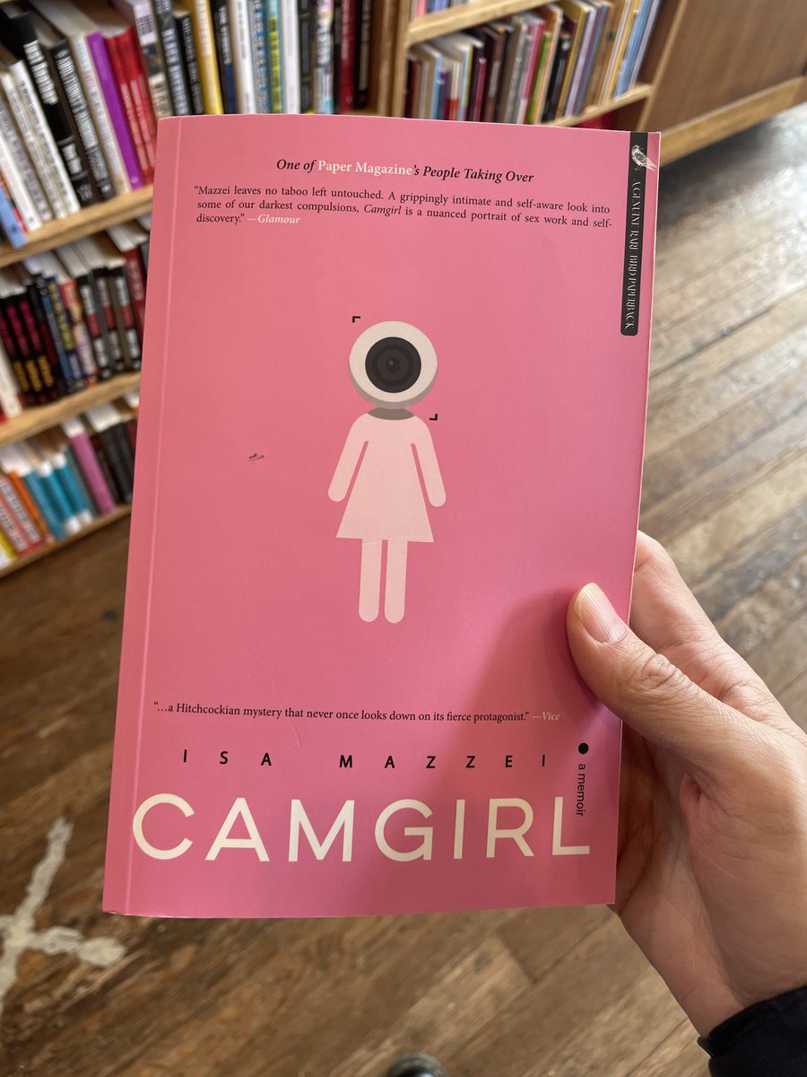 Finished @isaiswrong's memoir about being a camgirl over the weekend. My favourite paragraph: 'Sex work forced me to explore facets of myself I kept hidden. It answered questions I had about my sexuality, and it gave me the tools to speak my own boundaries and set my own