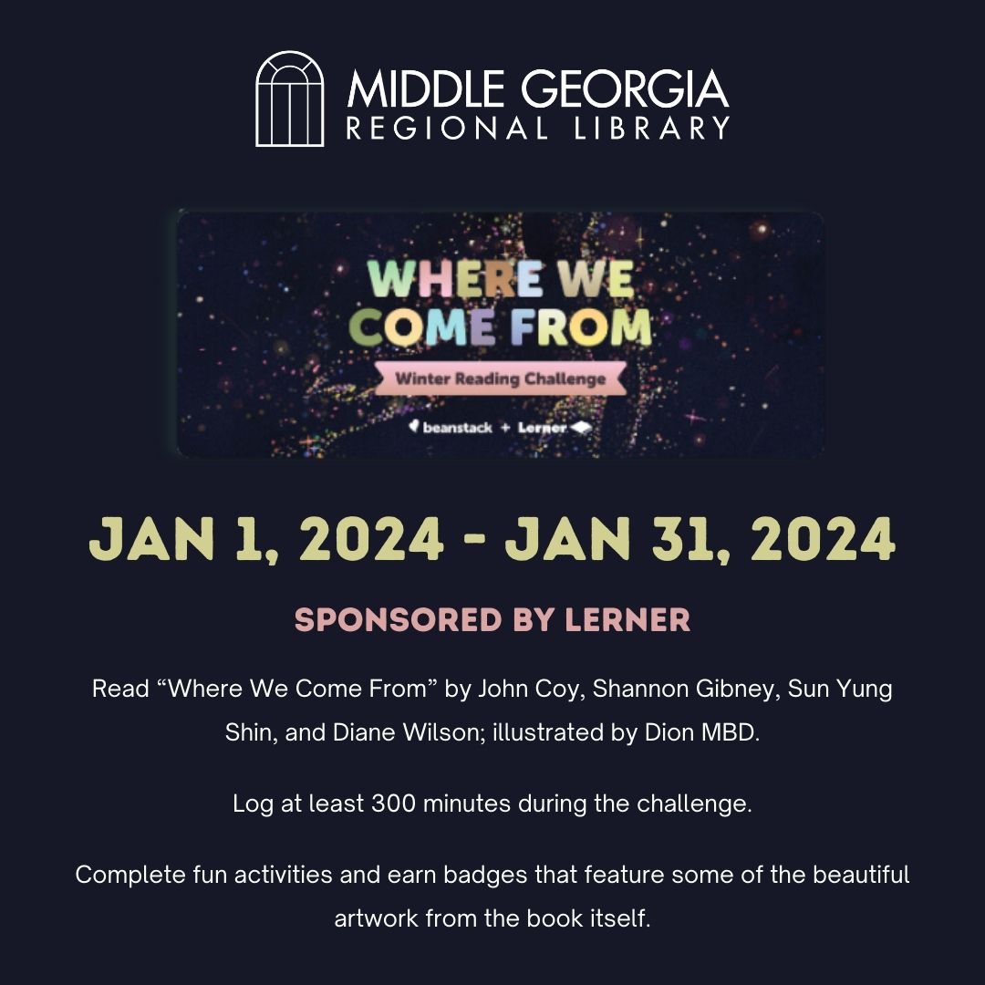 Keep that resolution to read more going strong! Earn badges as you complete the annual Winter Reading Challenge on Beanstack: bibblib.beanstack.com/profiles/19668…

#MyMGRL #GeorgiaLibraries #WinterReadingChallenge #QuittersDay