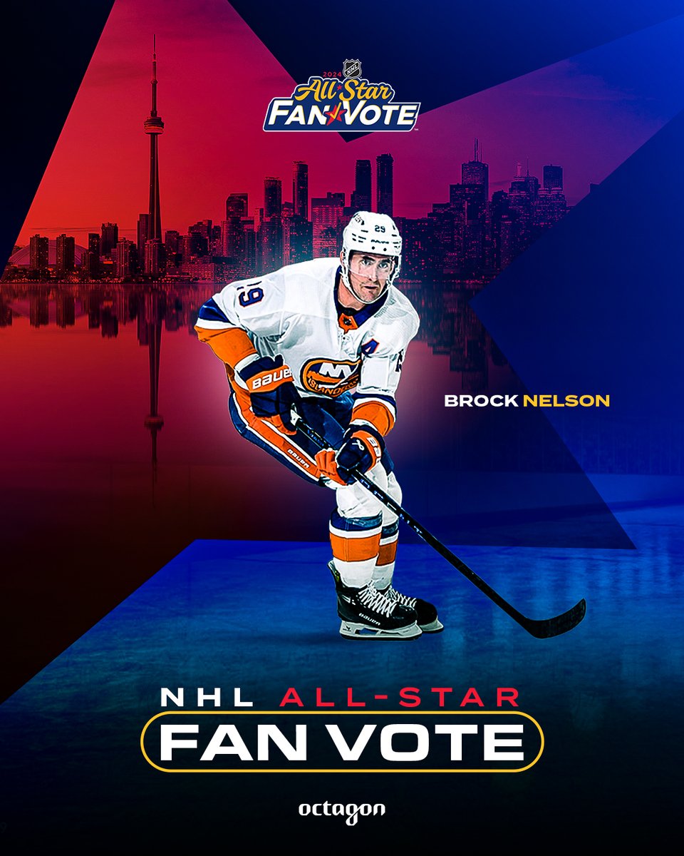 OctagonHockey's tweet photo. Retweet to bring #Iles leading goal scorer #BrockNelson to Toronto #NHLAllStarVote https://t.co/9efFcYi4NS