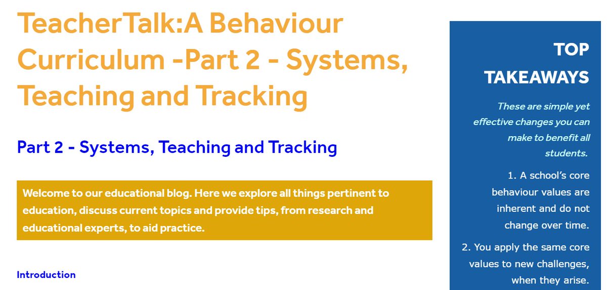 We're back with Part 2 of our incredible #TeacherTalk on Behaviour Curriculums! Catch @TomBellwoodCLT as he shares his expertise on Systems, Teaching and Tracking! @unleashing_me @MrJSearleCS