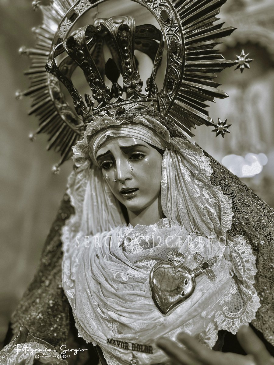 Mayor Dolor de Castillo Lastrucci para la Hdad de Santo Domingo.

#cs12 #badajozcofrade #SSantaBadajoz <a href="/StoDomingoBdjoz/">Hermandad de Santo Domingo Badajoz</a>