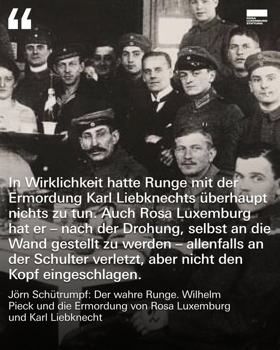 rosaluxstiftung's tweet photo. Die Umstände der Ermordung von #RosaLuxemburg und #KarlLiebknecht müssen nach aktuellen Recherchen neu bewertet werden. Jörn Schütrumpf, Historiker und Experte für Leben und Werk Rosa Luxemburgs, hat bisher unveröffentlichtes Archivmaterial ausgewertet.
👉 https://t.co/ThphhPX1qT https://t.co/Rk50mxgM1V