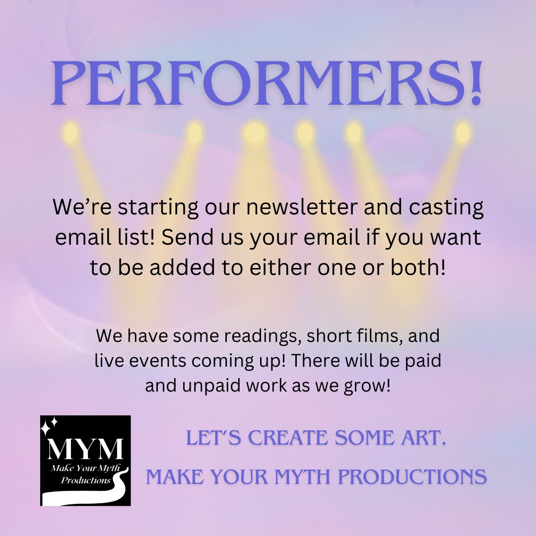Make Your Myth Productions tweet media