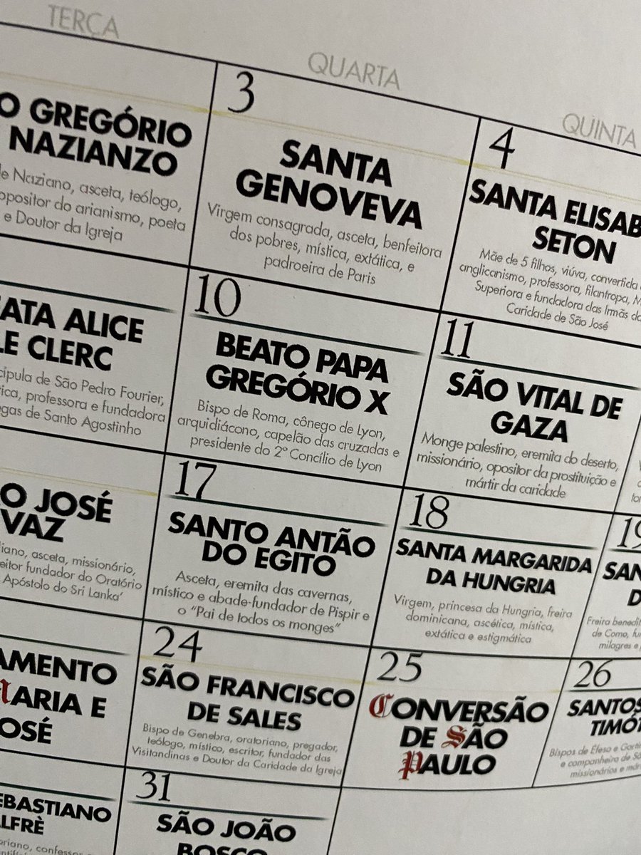 flaviogarag's tweet photo. Hoje é dia do Beato Papa Gregório X
E eu só sei disso graças ao calendário do @quo_primum!! https://t.co/wbhW7A7M9Q