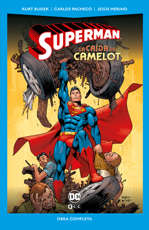 eccediciones's tweet photo. SUPERMAN: LA CAÍDA DE CAMELOT: A la venta el 28/02 en #DCPocket. Disponible de nuevo el 27/03 en la colección #ECCFOCUS. El paso de la leyenda española Carlos Pacheco por la serie del Último Hijo de Krypton. https://t.co/LEkgpjHYik