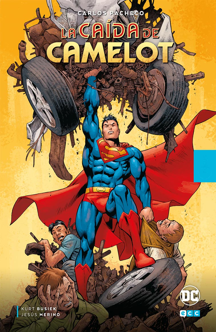 eccediciones's tweet photo. SUPERMAN: LA CAÍDA DE CAMELOT: A la venta el 28/02 en #DCPocket. Disponible de nuevo el 27/03 en la colección #ECCFOCUS. El paso de la leyenda española Carlos Pacheco por la serie del Último Hijo de Krypton. https://t.co/LEkgpjHYik