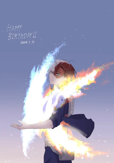 優しくて美しいあなたが沢山笑っていられますように  #轟焦凍生誕祭2024 #轟焦凍誕生祭2024