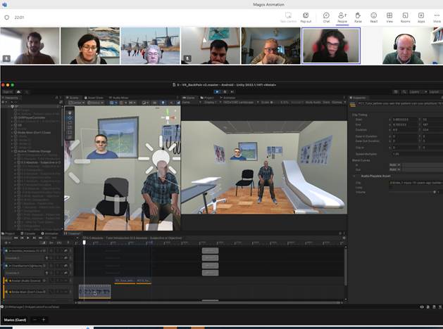 mcveigh_joe's tweet photo. Developing a #VR4PAIN clinical reasoning tool. The depth and detail required during student patient assessment! Reviewing every detail with software designers is fun. Brilliant team lead by @bronafullen @elenimangina @UCD_CTPR @UCCResearch @UCCMedHealth @HU_Utrecht https://t.co/Sjf96hH9g3