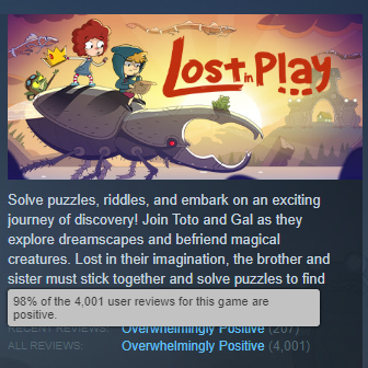 Over 4,000 reviews on Steam, with 98% positive ratings 🤘🐏