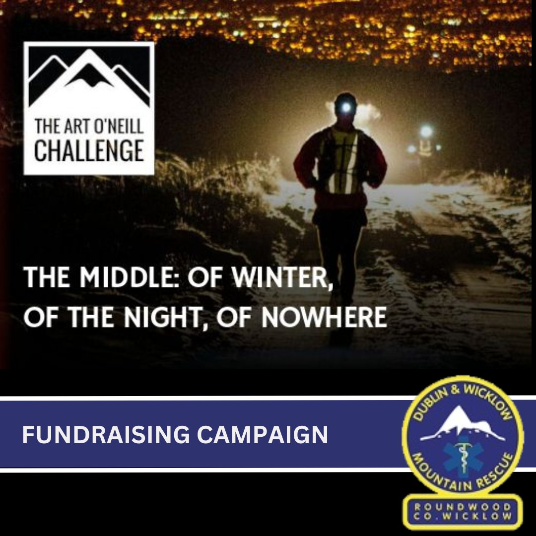 Over €17,000 already raised by participants in this years prestigious Art O'Neill Challenge in aid of the <a href="/DWMRT/">Dublin & Wicklow MRT</a> 

Donate: eventmaster.ie/.../Art%20O%E2…...

Find out more at artoneill.ie

#PoweredbyEventmaster