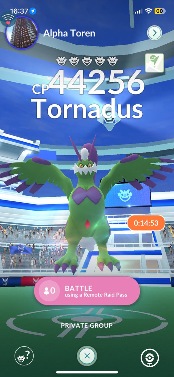 DemyFenty's tweet photo. Tornadus raid!!! Add me!  852054132594 https://t.co/v5kpuEAKWD