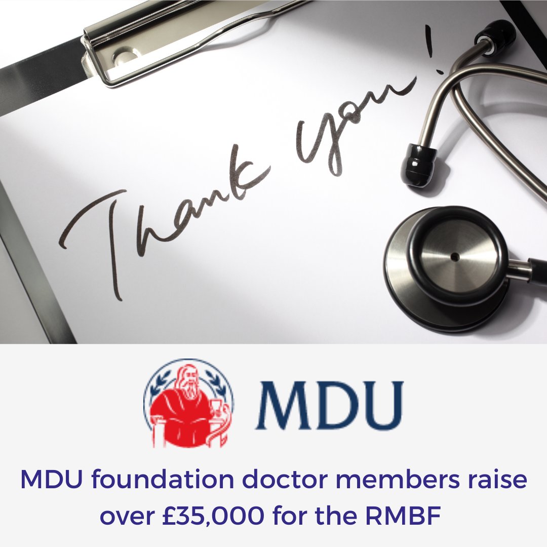 We are very grateful that the MDU and their foundation members continue to support us. The funds they raise enable us to provide financial support and assistance to even more medical students and their families during extraordinarily difficult times for the profession.