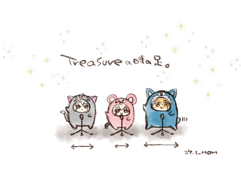 幕張公演のTreasure、足の開き方の違いが愛おしすぎる