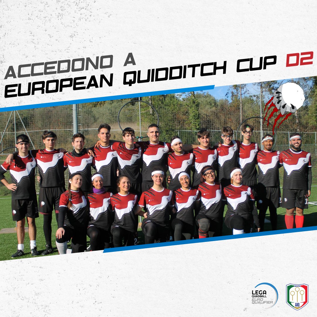 Quest'anno, ci saranno 5️⃣ squadre italiane all'EQC 💪🏼

Anche i Lunatica Brindisi saranno a #Salou nella D2 🔥

#italiaquidditch #RoadToEQC #internationalquidditch