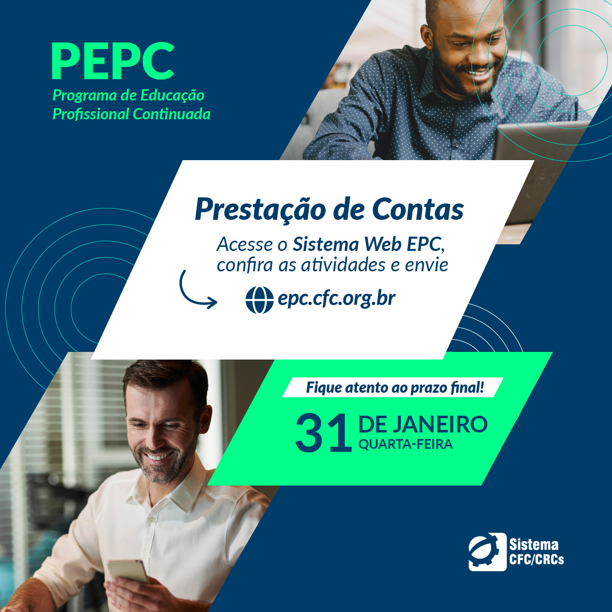 crcparaiba's tweet photo. 🔍 Está aberto o prazo de prestação de contas do Programa de Educação Profissional Continuada (PEPC).

https://t.co/fuBd4PGI6v https://t.co/uERLqf0ohW