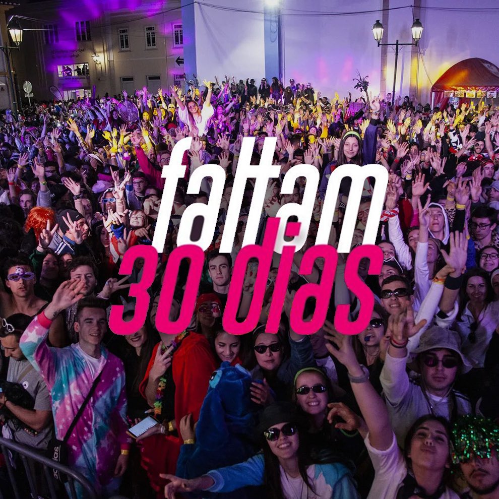 30 Dias!! Tudo a pensar no mesmo! 🥳🎭