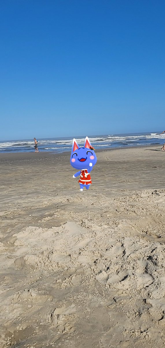 Ann__ything's tweet photo. New year, new beach photos
(Im running out things to do with her tbh)
#rosie #AnimalCrossing #pocketcamp #ARcamera https://t.co/LImwU4Gd7V