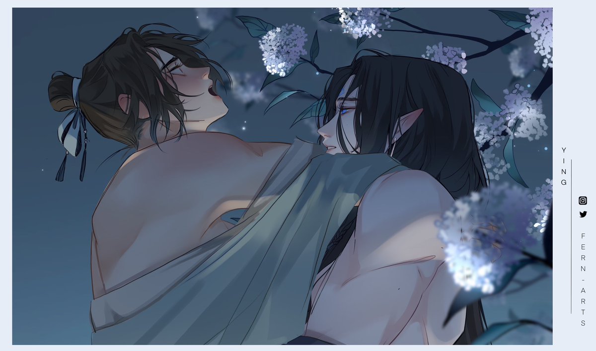 Fern_arts's tweet photo. 👀🩵💙
#Moshang #SVSSS #人渣反派自救系统 https://t.co/GXMVX5k52W