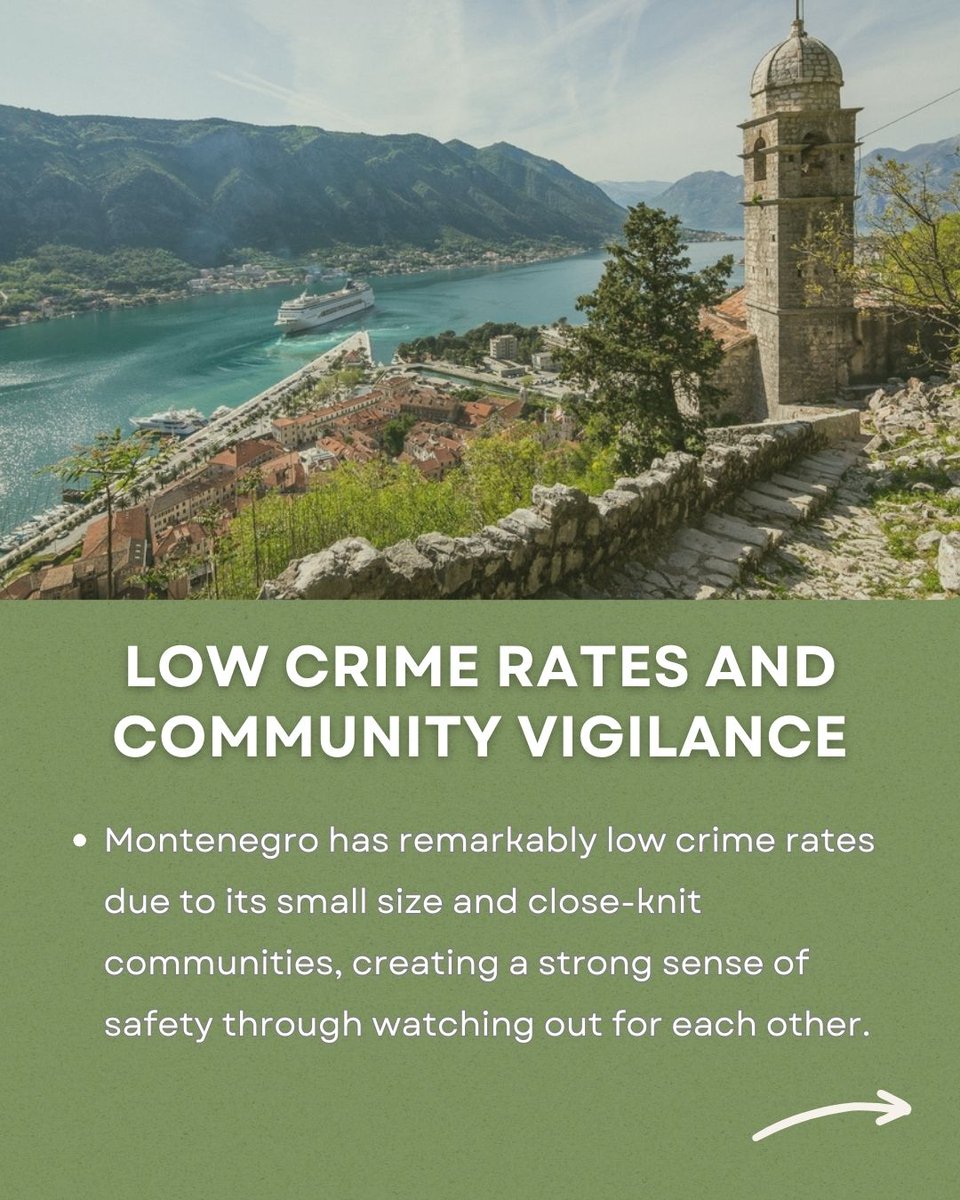 RentalsMNE's tweet photo. Check out our latest blog post about ''Is Montenegro Safe?'' Discover the serene landscapes, low crime rates and tight-knit communities that make Montenegro an ideal destination for living and investing.  https://t.co/fxshdShKA4… #MontenegroSafety #SafeLiving #PropertyInvestment https://t.co/Rt30WeqwUi
