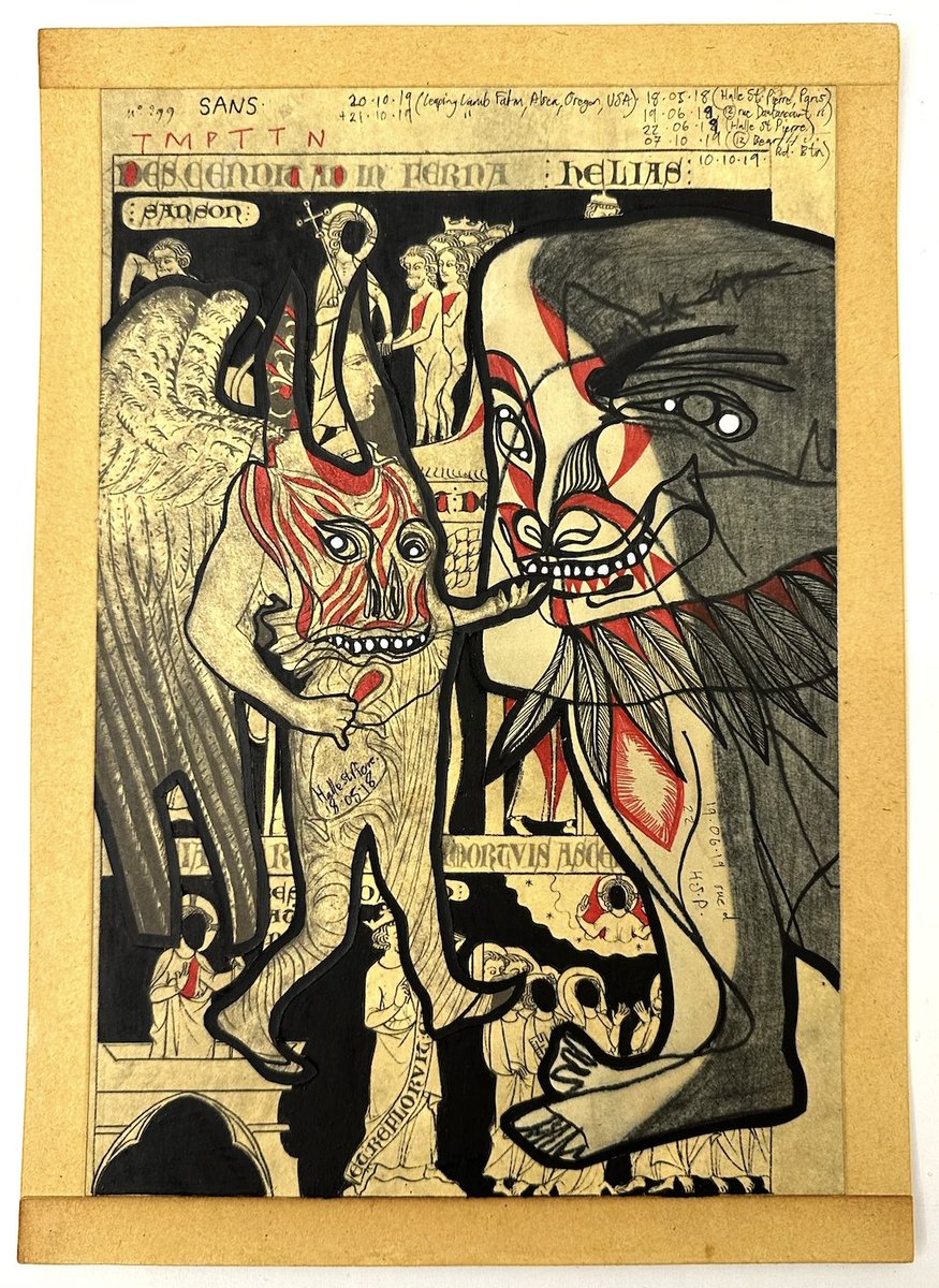 RawVisionMag's tweet photo. Until January 13, 2024, Copenhagen Outsider Art Gallery presents work by British spiritual artist Jim Sanders, who is featured in our new issue, now available to pre-order!
#copenhagenoutsiderartgallery #outsiderart #selftaughtart #artincopenhagen #jimsanders #jimsandersart https://t.co/iPNH05ZQ1f