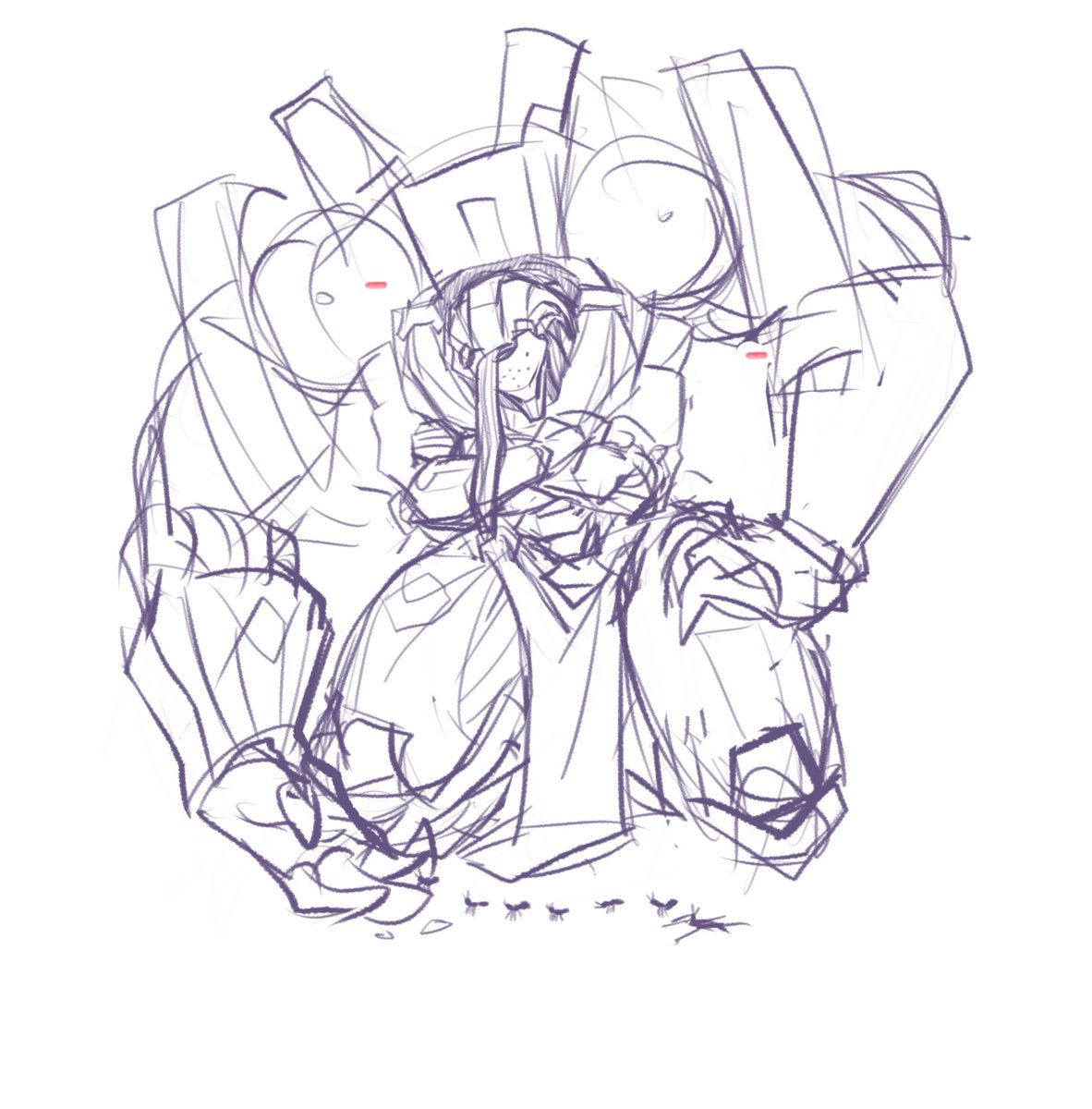 Caznalt's tweet image. don’t be scared he is just feeding ants #ramattra