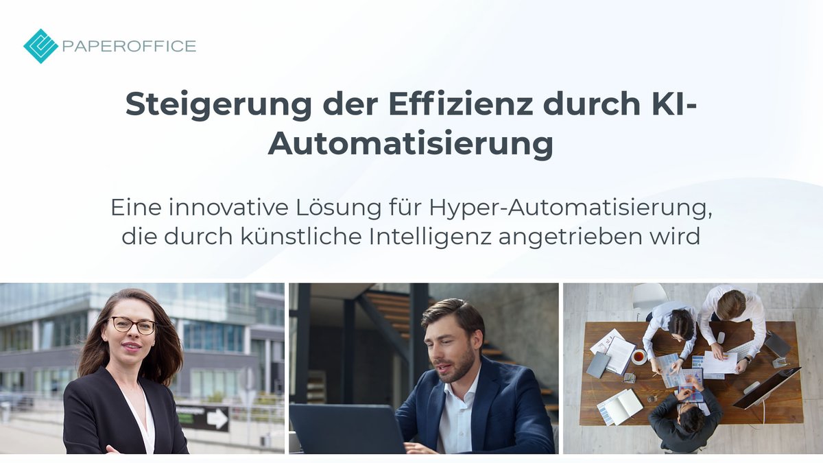 PaperOffice_AI's tweet photo. Innovative Lösung für Hyper-Automatisierung dank #KI / Steigerung der Effizienz mit #PaperOfficeAI

In diesem fesselnden Video erfahren Sie, wie künstliche Intelligenz die Art und Weise, wie #unternehmen arbeiten, revolutioniert. 

https://t.co/MG88zocGI4 https://t.co/JWqIsHR0hc