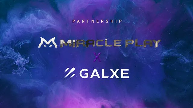 🚀 Big News! MiraclePlay is teaming up with <a href="/Galxe/">Galxe</a> ! 🌐

🤝 We're thrilled to announce our strategic partnership with Galxe, the powerhouse in web3 community building. Starting Q1 2024, get ready for:

-Enhanced community engagement 🎮
-Innovative blockchain integration 🌍
-A new