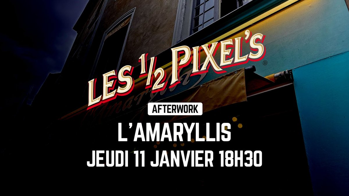 lesdemipixels's tweet photo. ⏳ Mais... c'est demain ! Rendez-vous donc demain (Jeudi) dès 18h30 à L'Amaryllis pour ce deuxième épisode de la saison 11 des demi-pixels 🍻 
#afterwork #rennes #numérique #design https://t.co/HLBBFIWTqq