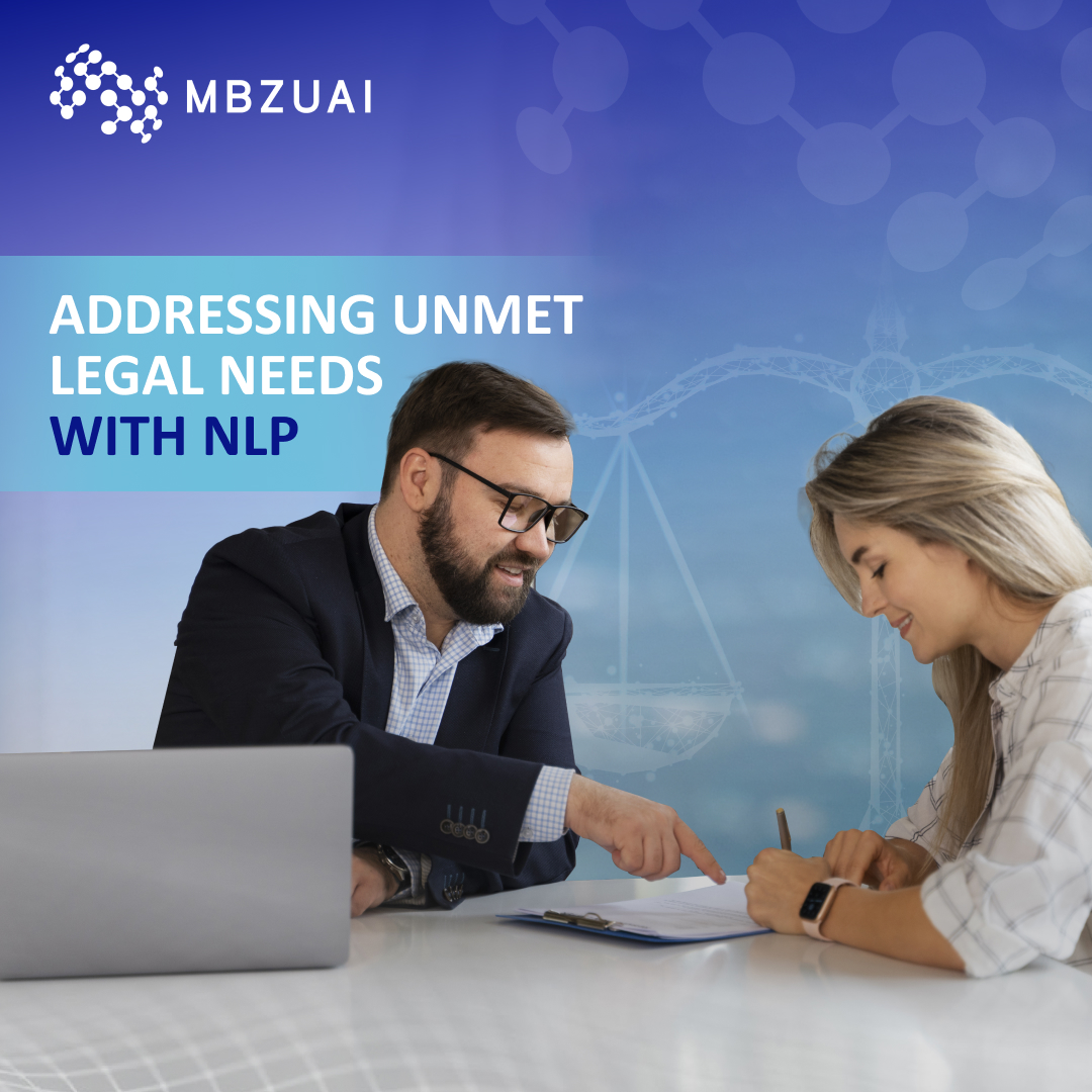 #MBZUAI and @Justice_Connect are enhancing legal aid access using innovative #NLP tools. Led by Professor @eltimster, acting provost & NLP professor at MBZUAI, the partnership has notably improved user experience in legal understanding, cutting form abandonment by more than 50%.