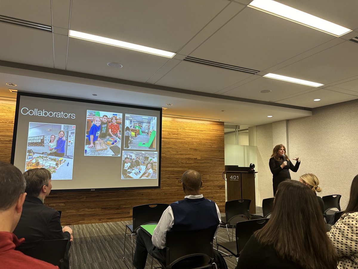cbohula's tweet photo. Great job @iLeadKristin presenting all the innovative activities our students and teachers are doing in @OSD135 and @Liberty_D135 at Apple’s Distinguished Schools showcase today! https://t.co/HswCMp6fYJ