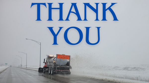 A big THANKS to all of our crew members who worked tirelessly to keep the roads open for you.  As we experience refreeze we'll be out there, but we urge you to watch for slick spots and drive for the conditions. #ICTtraffic #kswx