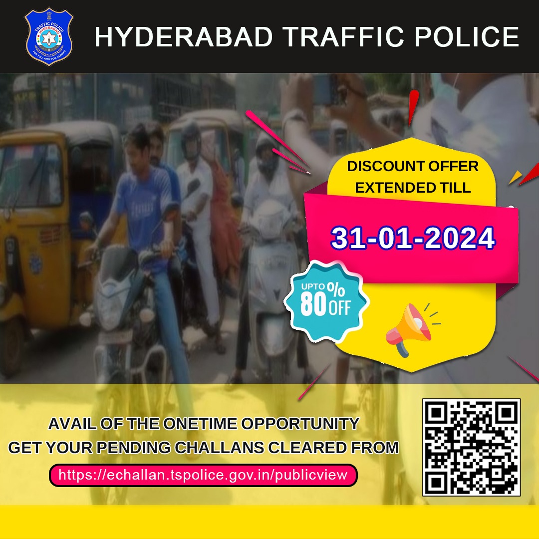 Hyderabad Traffic Police tweet media
