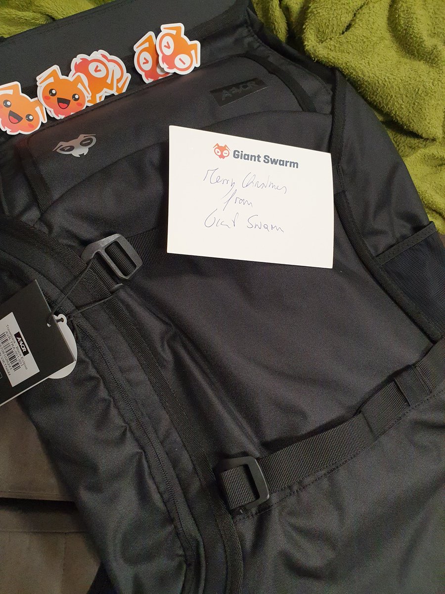 JirkaKremser's tweet photo. I've just returned from a tropical island and found this at home. Thanks a lot @giantswarm for the second Xmas. I will miss you folks. Another update: I am joining @kedifyio soon. https://t.co/mQfojVprhm