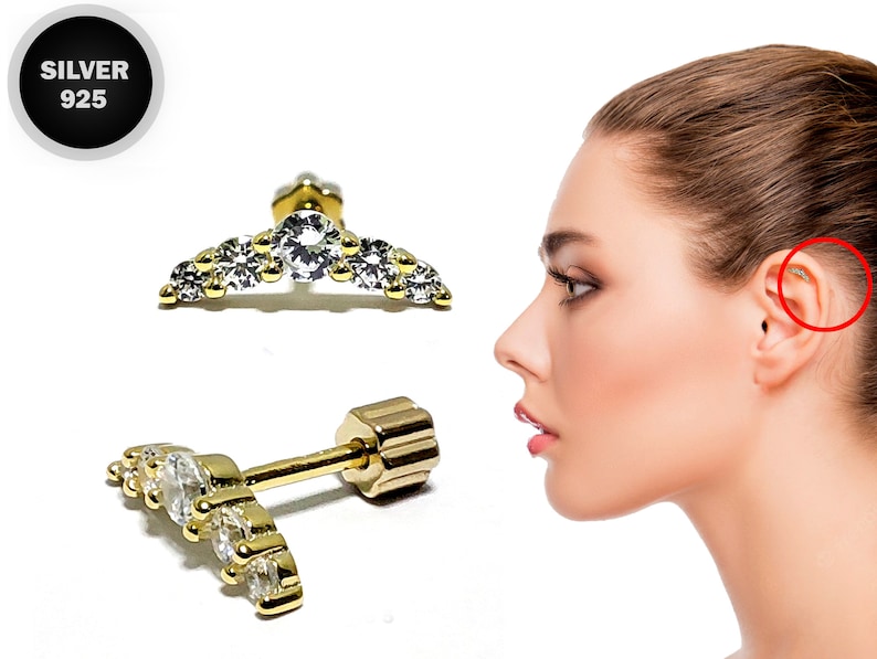 piercednlovely's tweet photo. Silver Gold Plated Cartilage Earring,Helix Piercing with CZ Crystals Sets-20G Ear Barbell Piercing Screw Back-Helix Piercing Jewelry. Shop;https://t.co/FoDsyDno4n #traguspiercing #14krosegoldlabretsud #earlobepiercing #cartilagepiercing #internallythreadedlabret #earstudscrewback https://t.co/Ch2G2L793d
