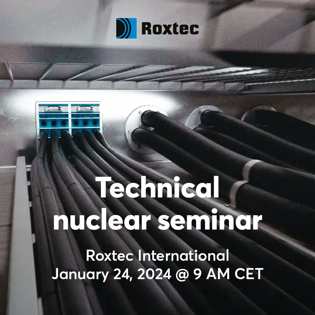 ⚛️Attn: Engineers within nuclear power! Online Technical seminar! Learn more about the need for sealing separation barriers in nuclear power projects. bit.ly/3RPQzmN #nuclear #NuclearEnergy #nuclearsafety