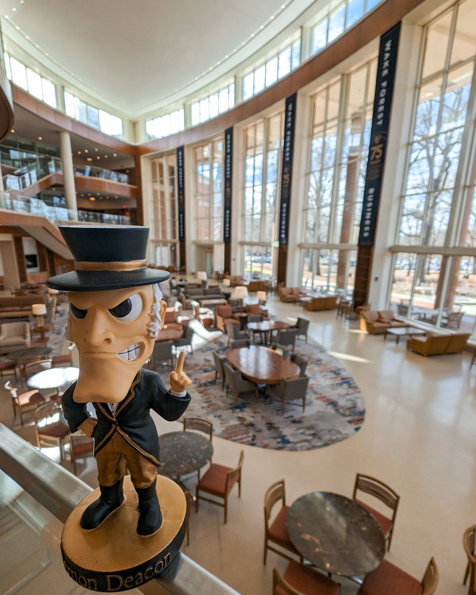 The Biz Deacon is dropping by to remind you that we're 1️⃣ week away from the start of the spring semester! 🌸📚 Can't wait to see you soon #BizDeacs 🎩