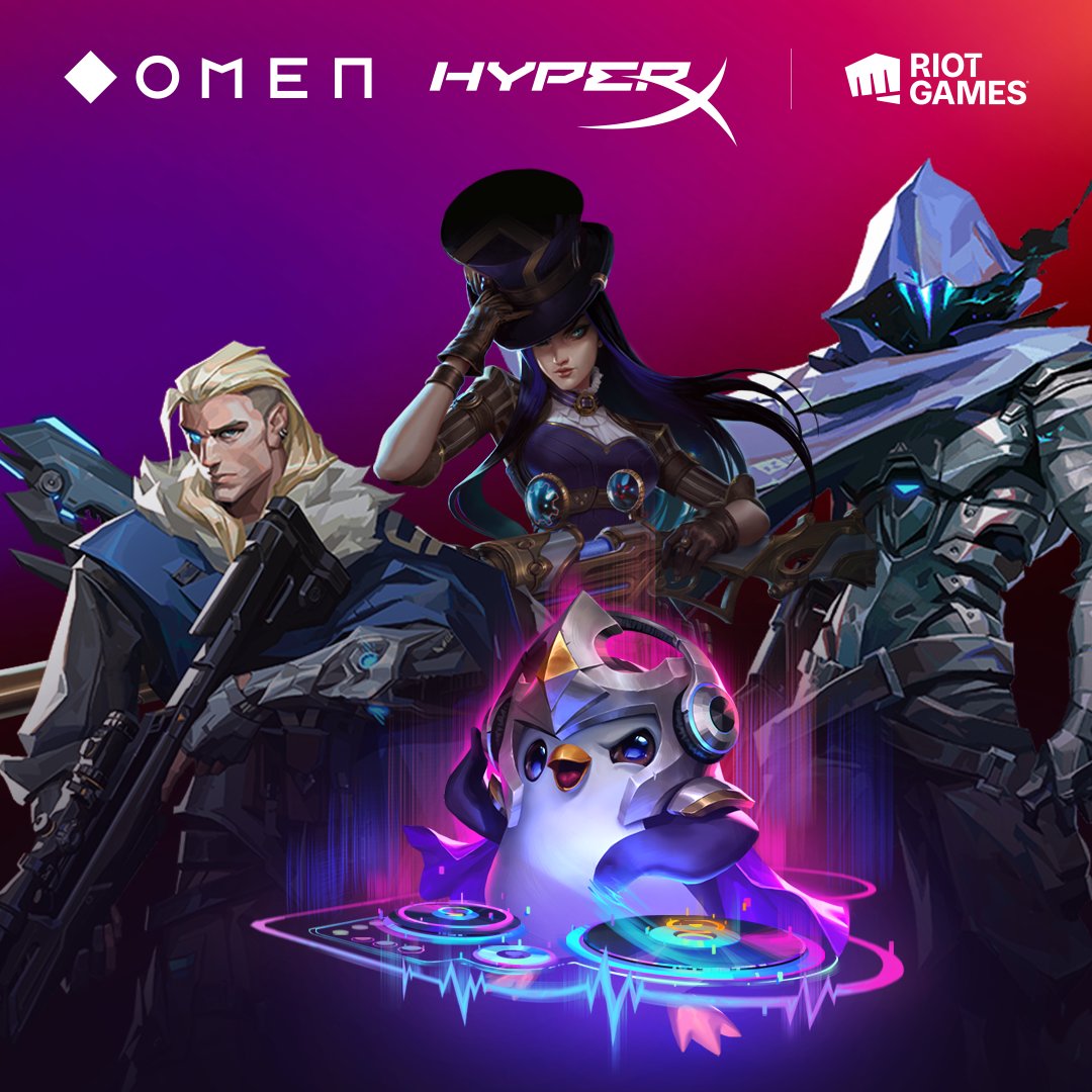 OmenPolska's tweet photo. Łączymy siły z @riotgames i @HyperX  w zupełnie nowej odsłonie 🤝💻

Będzie się działo 🥳 https://t.co/Ncnr4R4p8E