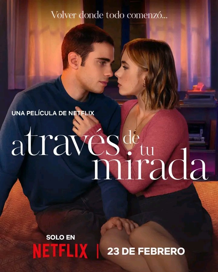 New poster for #ThroughMyWindow: #LookingAtYou ’, Starring #ClaraGalle and #JulioPenaFernández Dropping February 23, 2024 ❤️