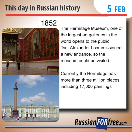The Hermitage is a museum where everything is beautiful, inside and outside.
