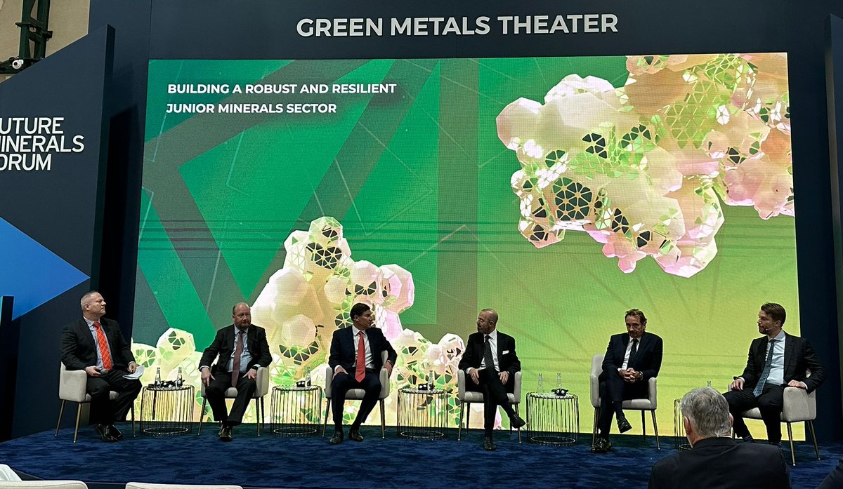 PowerMetRes's tweet image. Power Metal Resources CEO, Sean Wade, is currently participating on a panel at the @FutureMineral Forum!

"Building a robust and resilient junior minerals sector"  

Details on the #FMF event here: bit.ly/3TkTjuz

$POW #POWMET #FMF #FMF24 #FutureMineralsForum