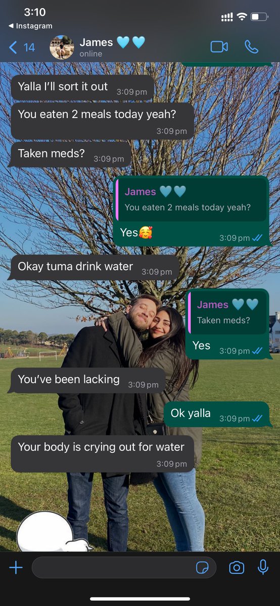 Gf that doesn’t drink water 🤝 bf who reminds her to do so I’m convinced this is every relationship out there