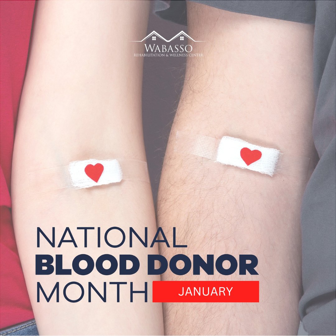 January is National Blood Donor Month. This is a special time to honor the blood donors who make it possible for hospitals and medical facilities to provide life-saving blood products to patients in need. Every blood donation matters. 

#NationalBloodDonorMonth #HelpSaveLives