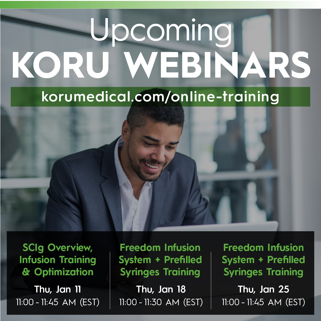 korumedical's tweet photo. With Freedom60® recently cleared for use with Hizentra® 50 ml Prefilled Syringes, now is the perfect time to learn how to get the best results with the Freedom Infusion System.

Register today for an upcoming training session: https://t.co/u1KlnMt5T4 https://t.co/zRxldPm7Nm