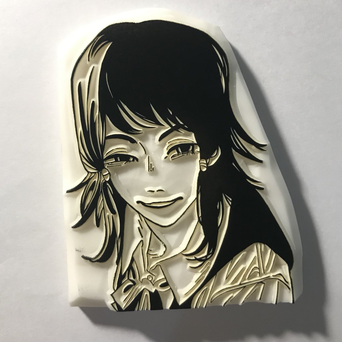 rrermesche's tweet photo. #消しゴムはんこ
#지우개도장
체인소맨 - 미후네 후미코
チェンソーマン - 三船フミコ https://t.co/gU87lE2bkb