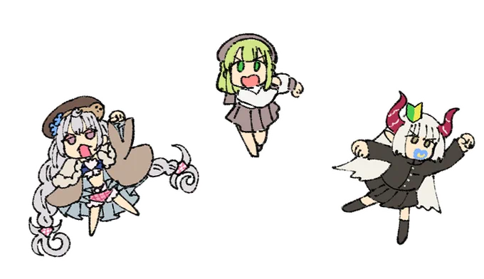 チームミニキャラアクセと闘争心の差分 #きせかえ森中 #まおうへの供物 #Reimural #撃つなWIN