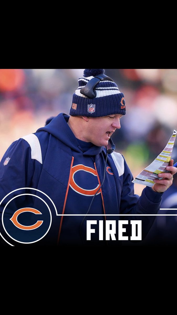 vaile98's tweet photo. The Bears fired OC Luke Getsy. 

The Bears also fired QBs coach Andrew Janocko. https://t.co/ISkFIOWVqb