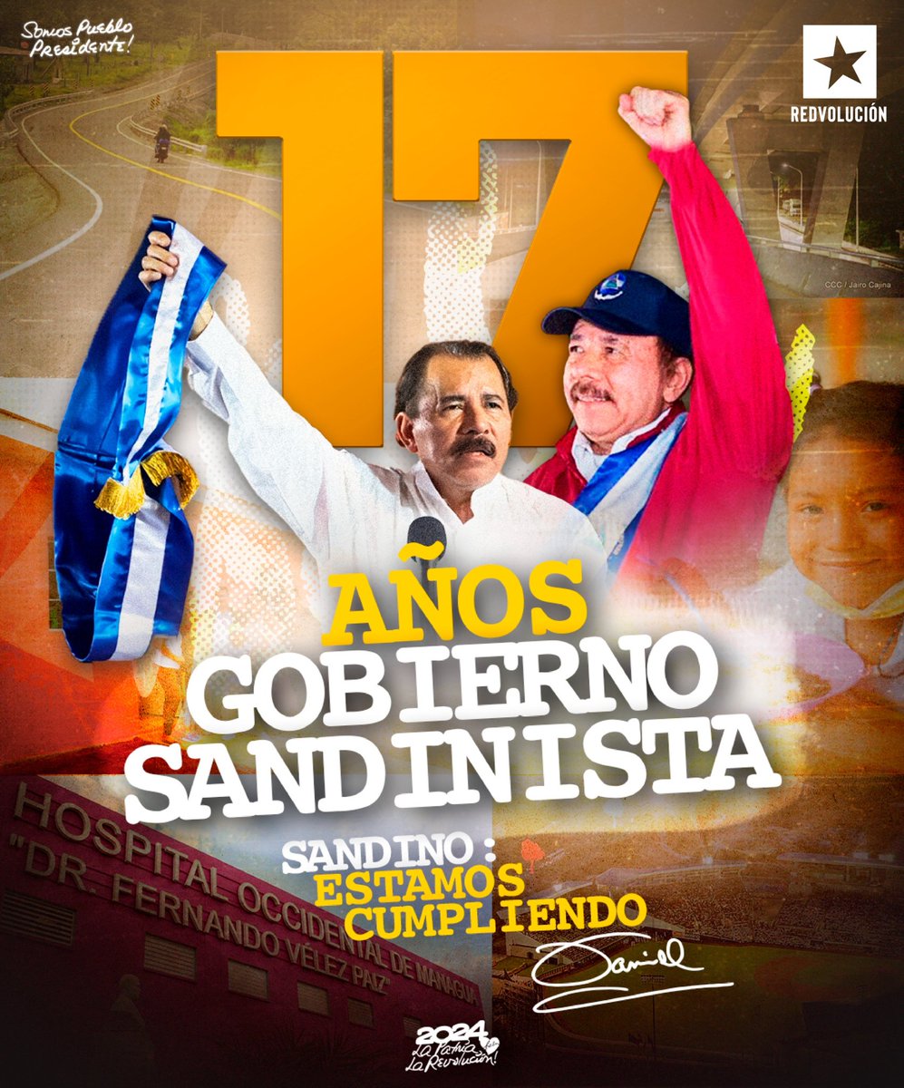 Lo que antes era un sueño para los héroes y mártires que ofrendaron su vida por la libertad y soberanía de nuestro pais,hoy es una realidad para nosotros❤️🖤
Seguimos avanzando en paz , unidad y victorias✌️

<a href="/NicaSoberana/">Tania la nica soberana</a>
<a href="/LaZelayita/">La Zelayita 🇳🇮</a>
#4519LaPatriaLaRevolución 
#UnidosEnVictorias