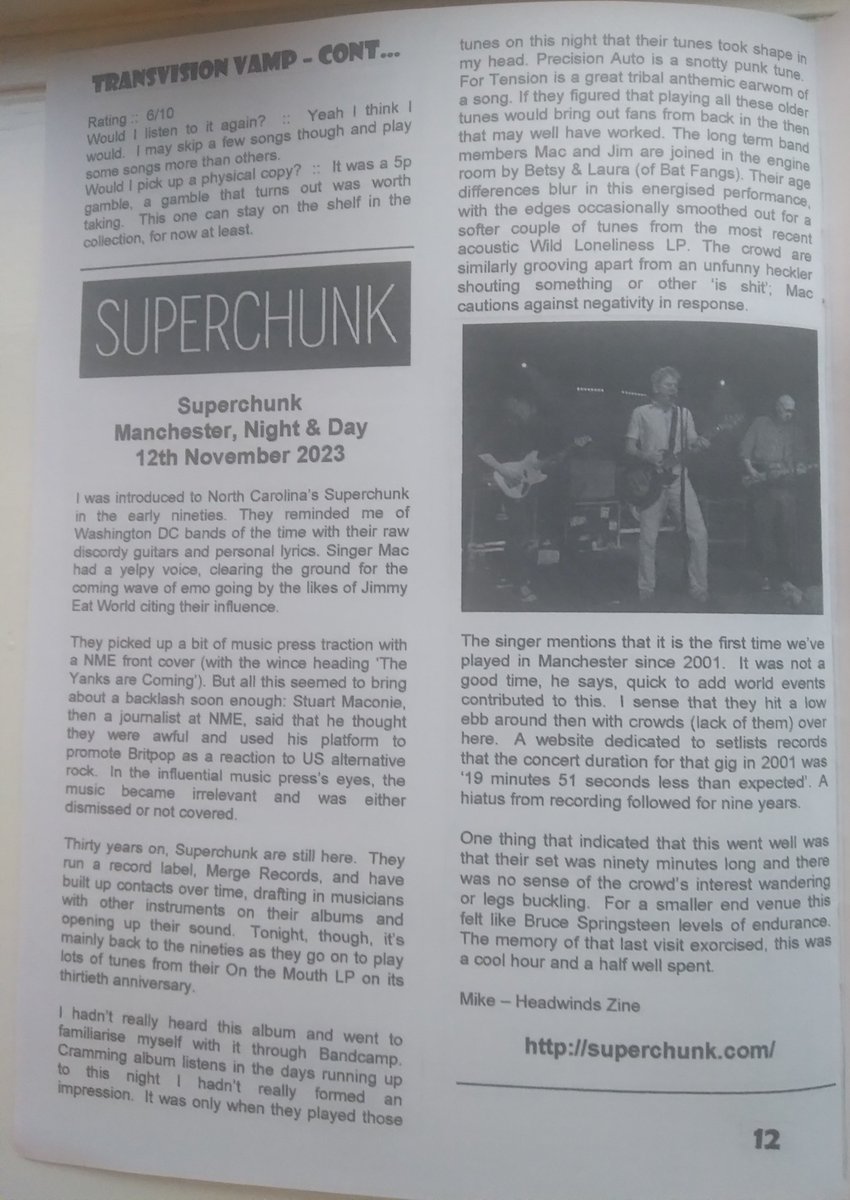 TblastZine's tweet photo. Keeping my hand in writing with this live review in the excellent Lights go Out zine 121.  Features: With Honour, Transmission Vamp, T.A.T Available from https://t.co/3breMGby2r https://t.co/veH4sJzuHc